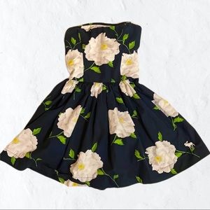 ABERCROMBIE NY Strapless floral mini dress (Rare item)